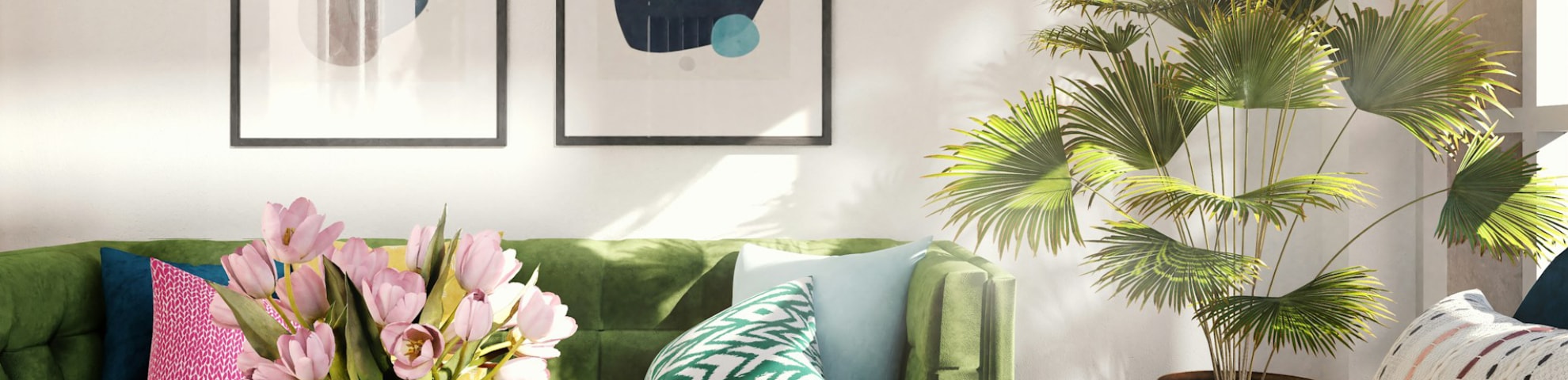 Colourful living space