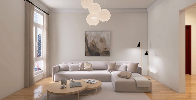 Modern apartment decor